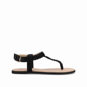 Comfortable Vacation Footwear GENEVIVE T-STRAP SANDALS IN VEGAN LEATHER