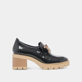 HAROLD HEELS MIDNIGHT PATENT LEATHER - re:vita Sure Lane Air Step