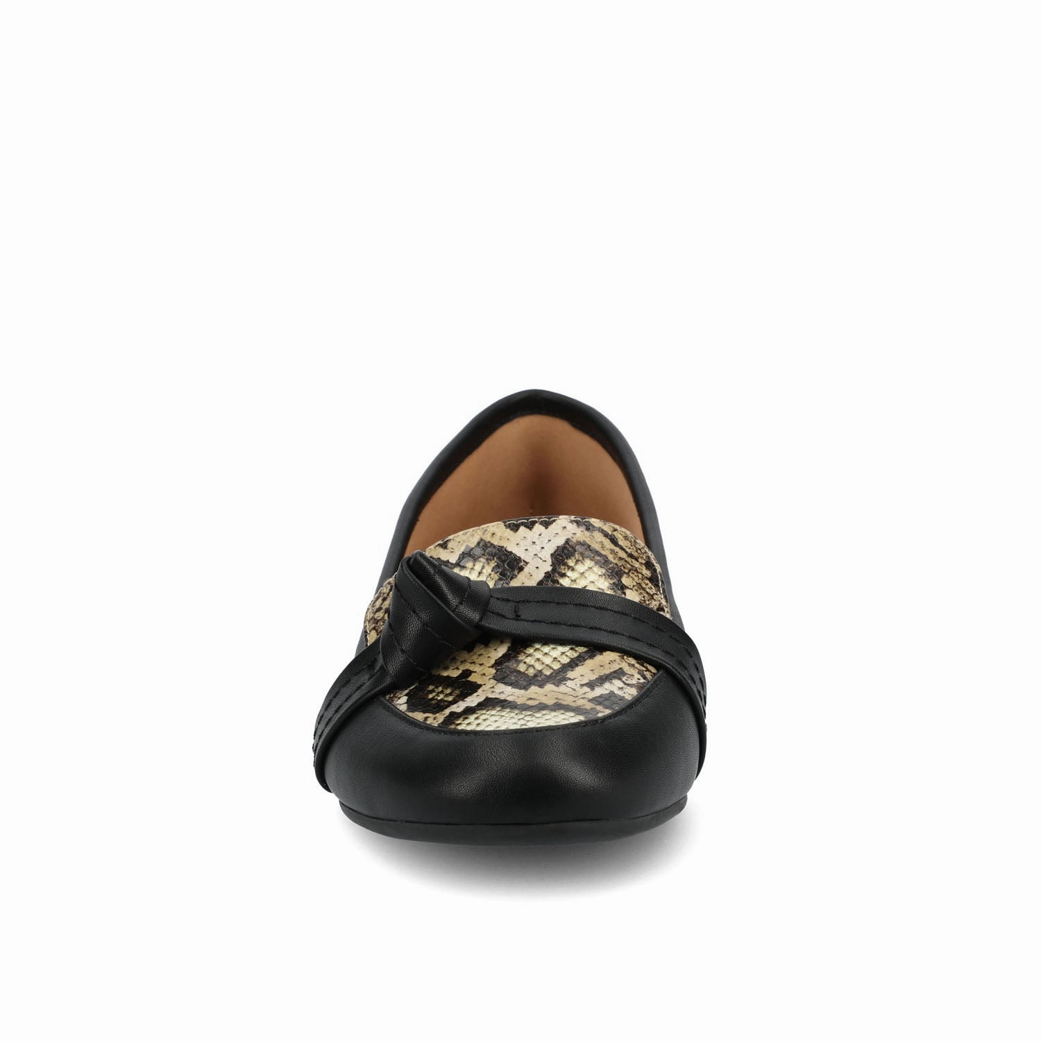 Modern Step Flex MARCI VEGAN LEATHER LOAFER FLATS IN WIDE Park Stroll Work Ready