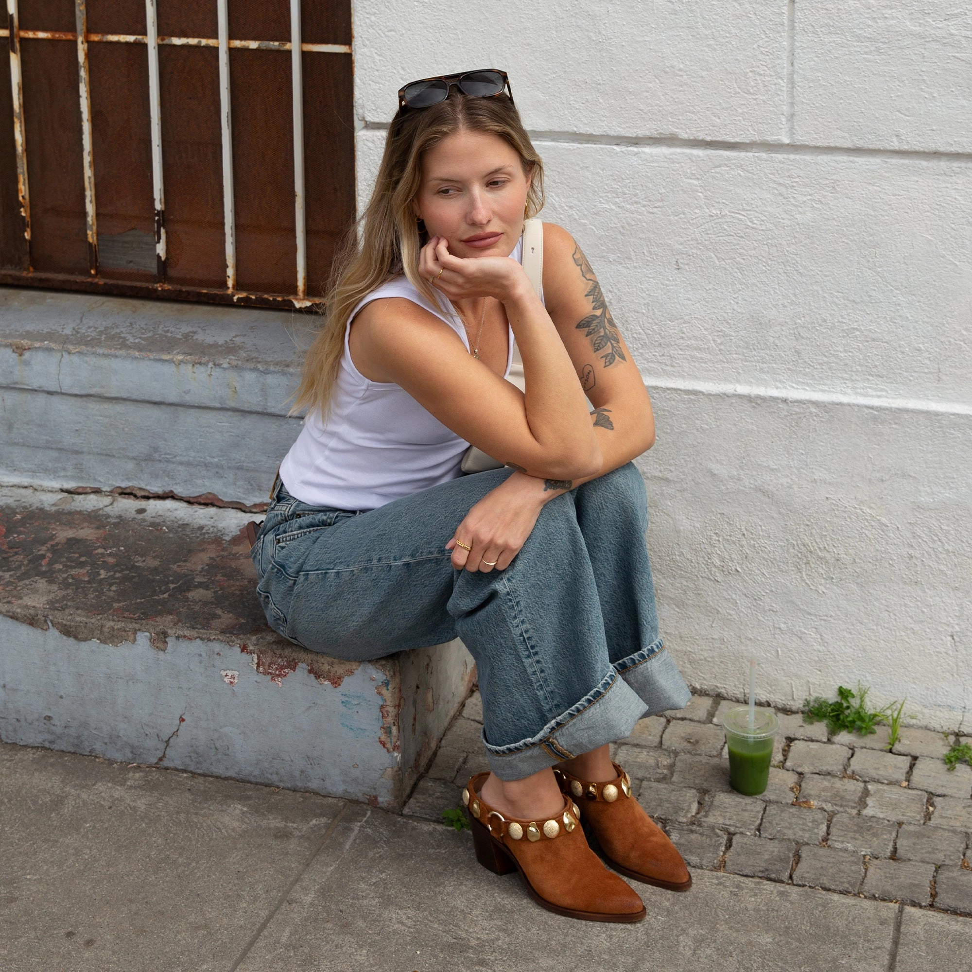 Break Time Wear Anytime Anywhere Look KANYON HEELS BROWN SUEDE