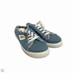 Shoes Sneakers By Cmc In Blue & White, Size: 7.5 Slim Frame