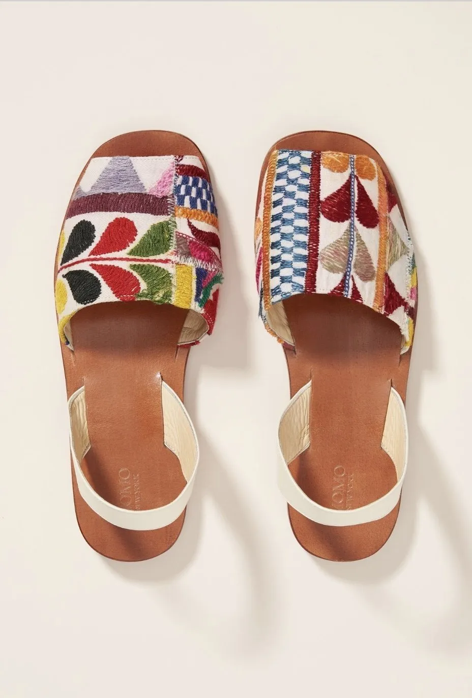MOMO DESIGN X ANTHROPOLOGIE DESSA BACK SLING LEATHER SANDALS