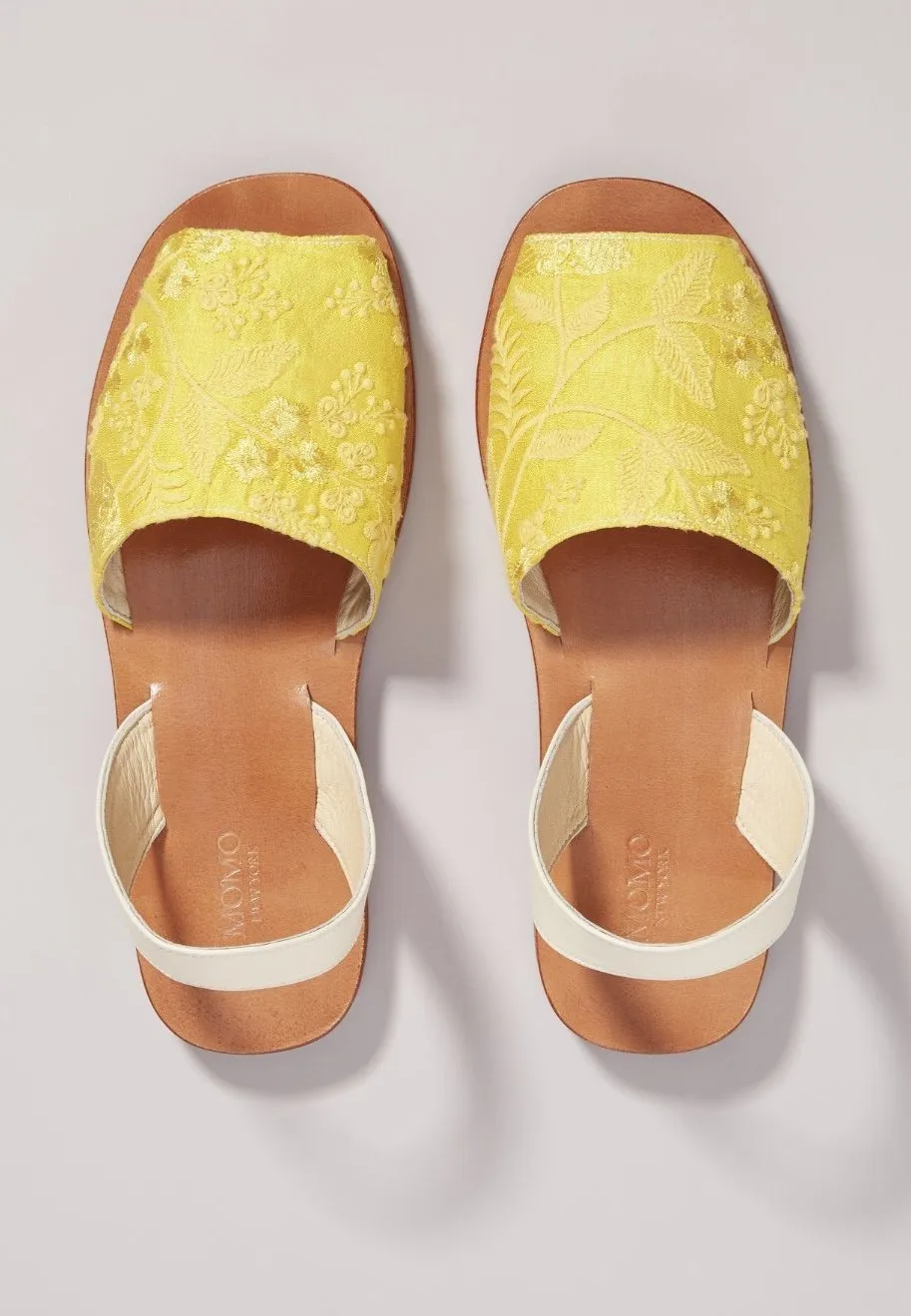 MOMO DESIGN X ANTHROPOLOGIE DESSA BACK SLING LEATHER SANDALS