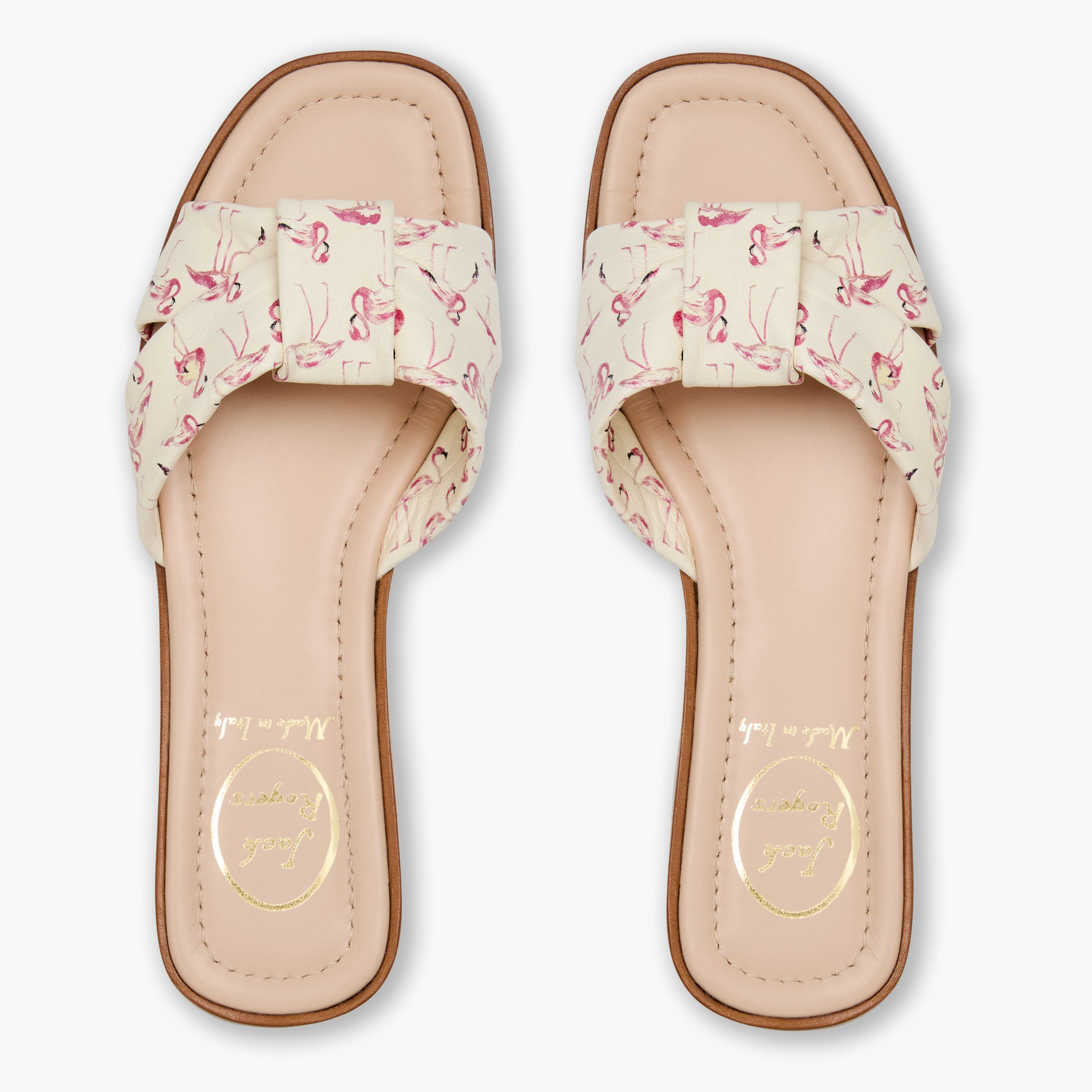 Monica Italian Leather Slide Odor Resistant Step Ready