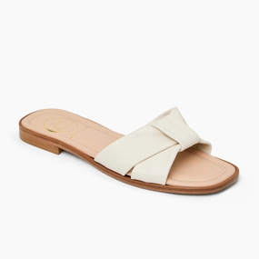 Monica Italian Leather Slide Bronze Pop