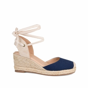 MONTE ESPADRILLE WEDGE SANDALS IN CANVAS Water Play Low Profile Footbed