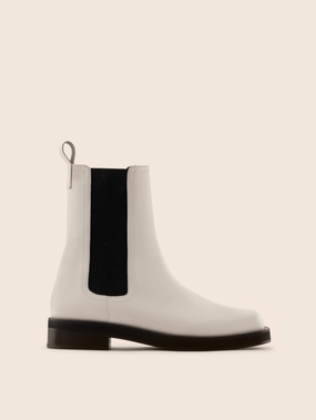 Cozy Interior Smooth Entry Mora Cream Boot