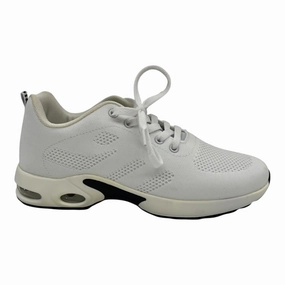 Breathable Airflow Lightweight Ethylene Vinyl Acetate Shoes Sneakers By Cme In White, Size:8.5