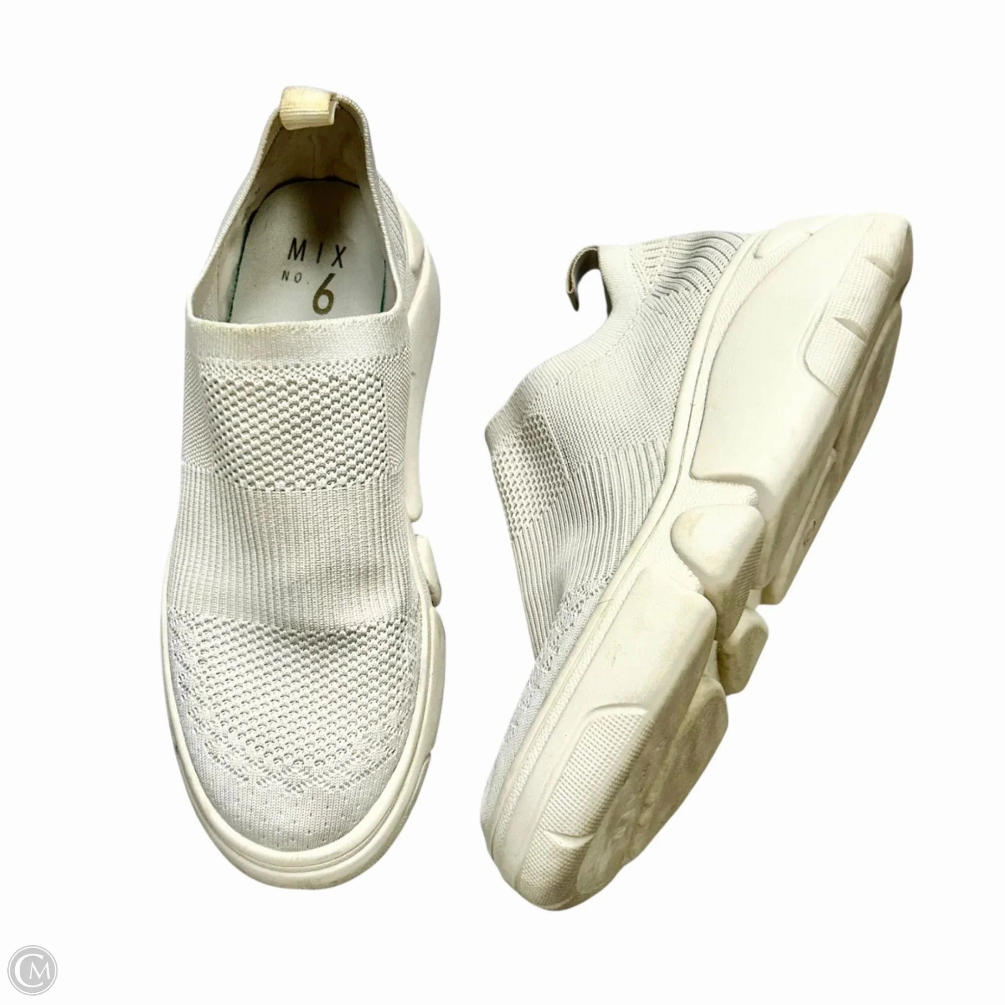 Non Irritating Seams Barefoot Shoe Tech Shoes Sneakers By Mix No 6 In Cream, Size: 7.5