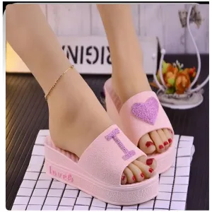 Muffin Thick Sole Flip Flops Flat-bottom.