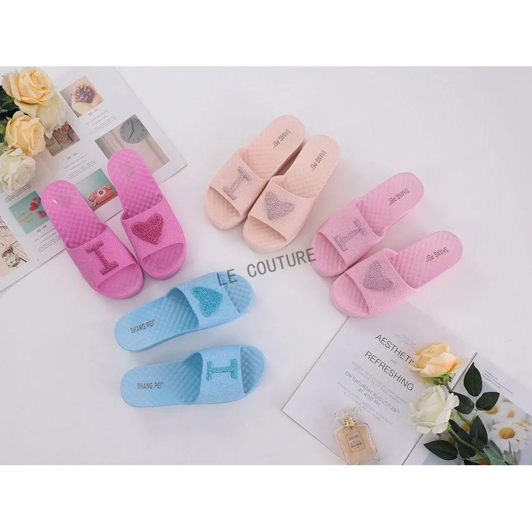 Muffin Thick Sole Flip Flops Flat-bottom.