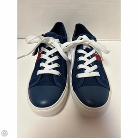 Stability Heel Shoes Sneakers By Tommy Hilfiger In Blue, Size: 9