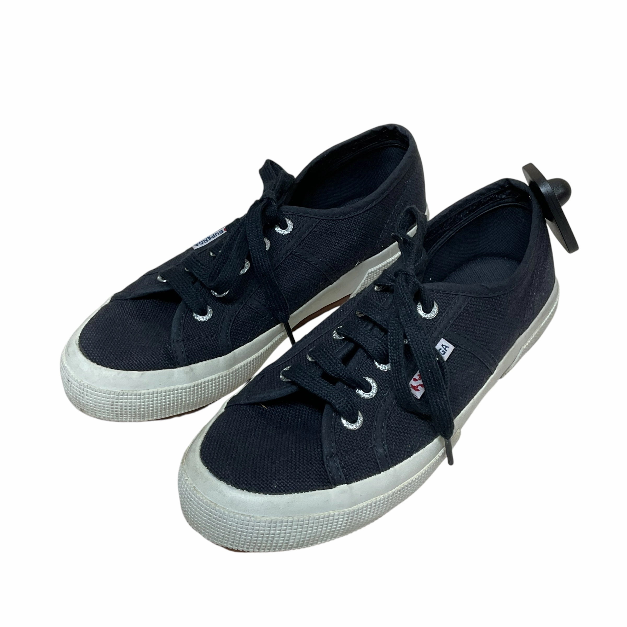Shoes Sneakers By Superga In Black, Size:6 Collared Ankle Padding Foot Motion
