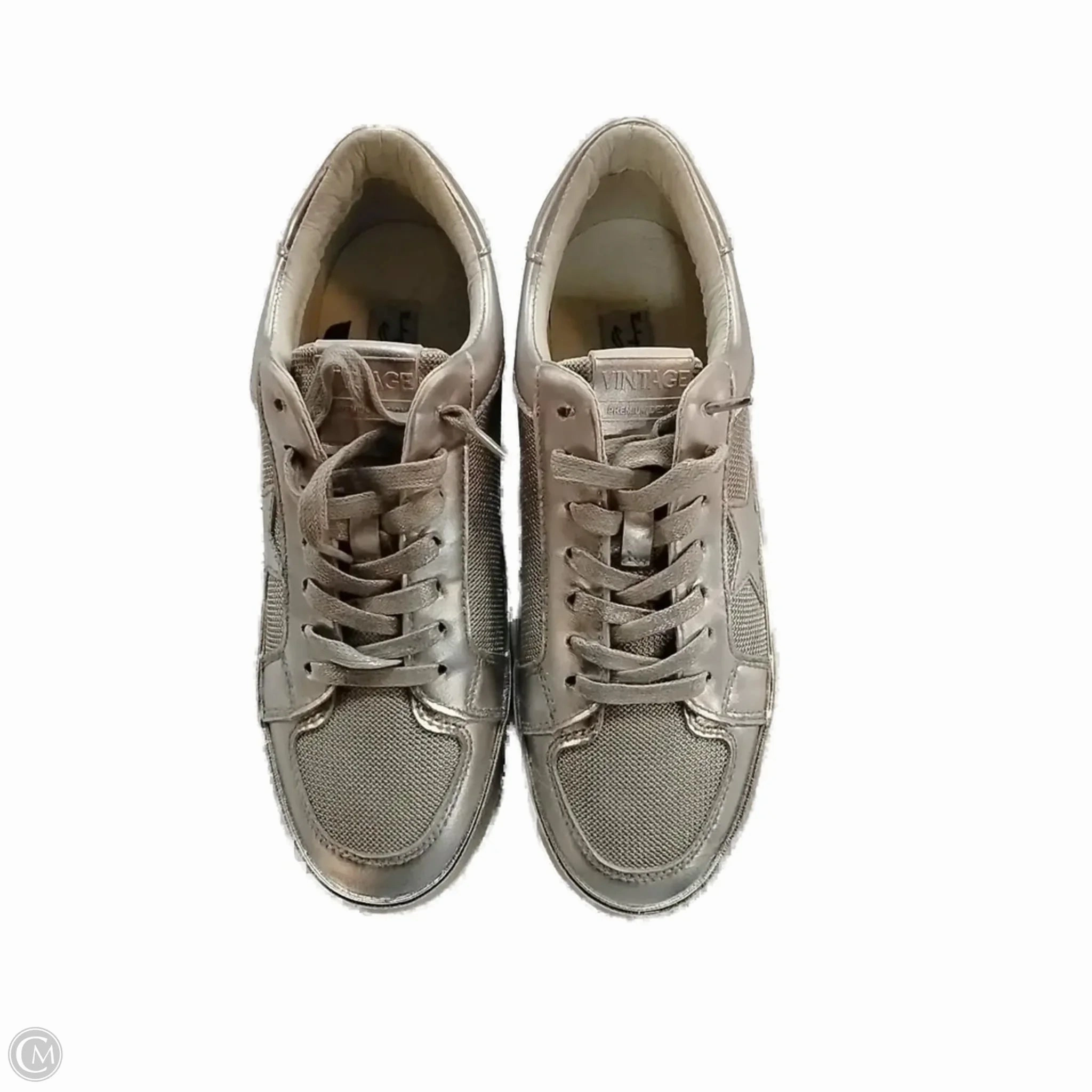 Abrasion Defense Stylish Stripes Shoes Sneakers By Vintage Havana In Pink, Size: 10