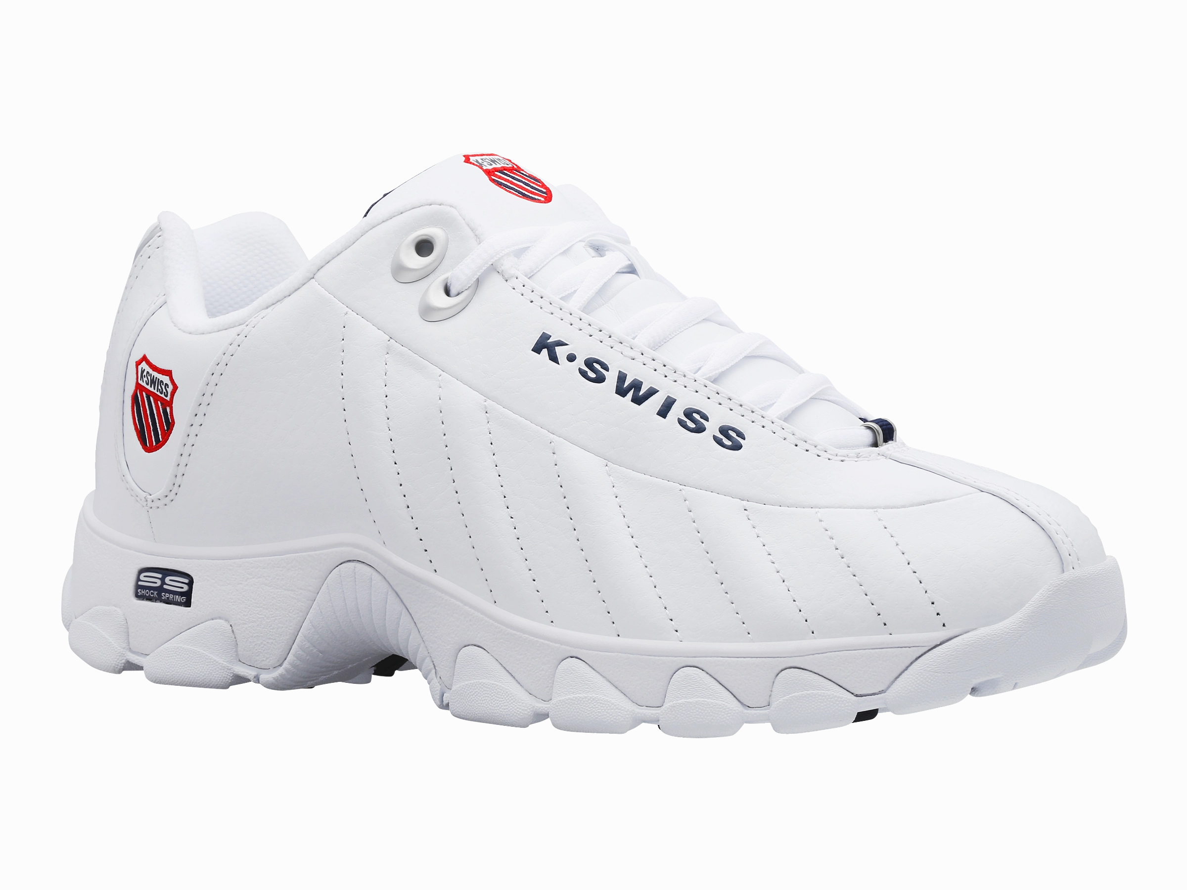03426-130-XW | ST329 CMF | WHITE/NAVY/RED Ergonomic Footbed