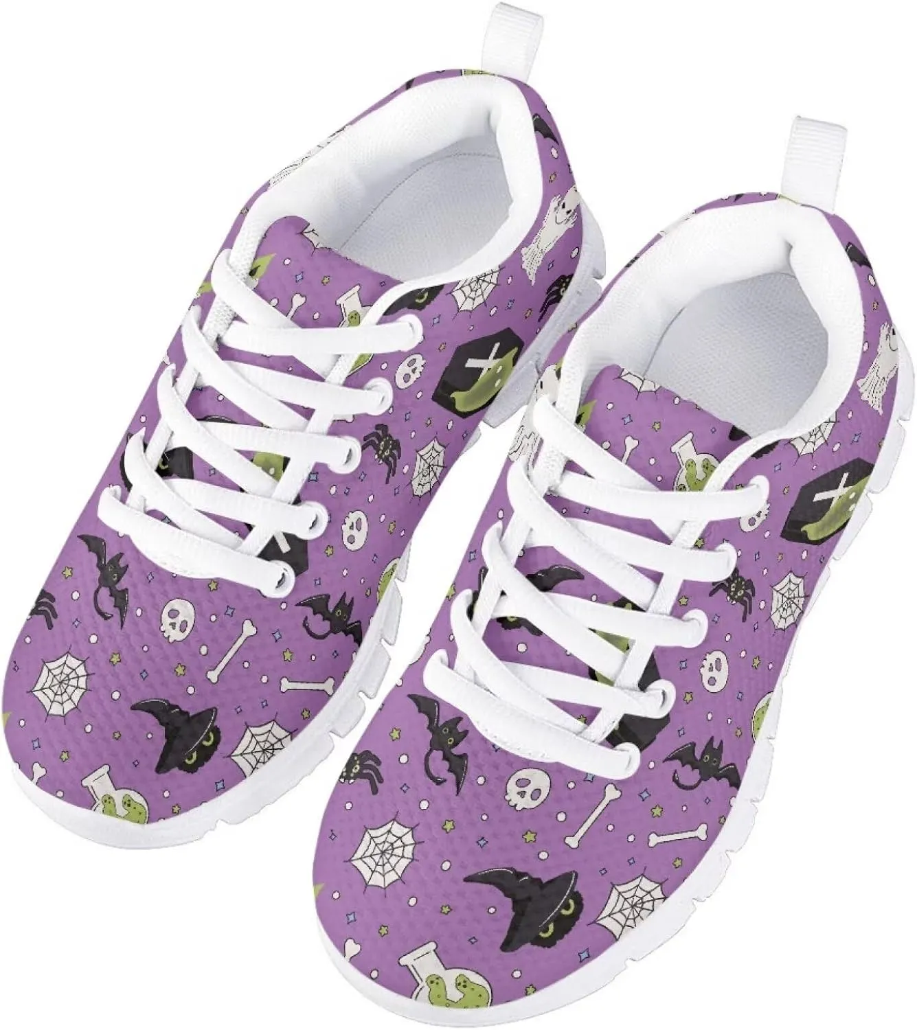 Mumeson Kid's Mesh Sneakers,Breathable Mesh Sneaker Lace Up Trainers Running Shoes 28-36