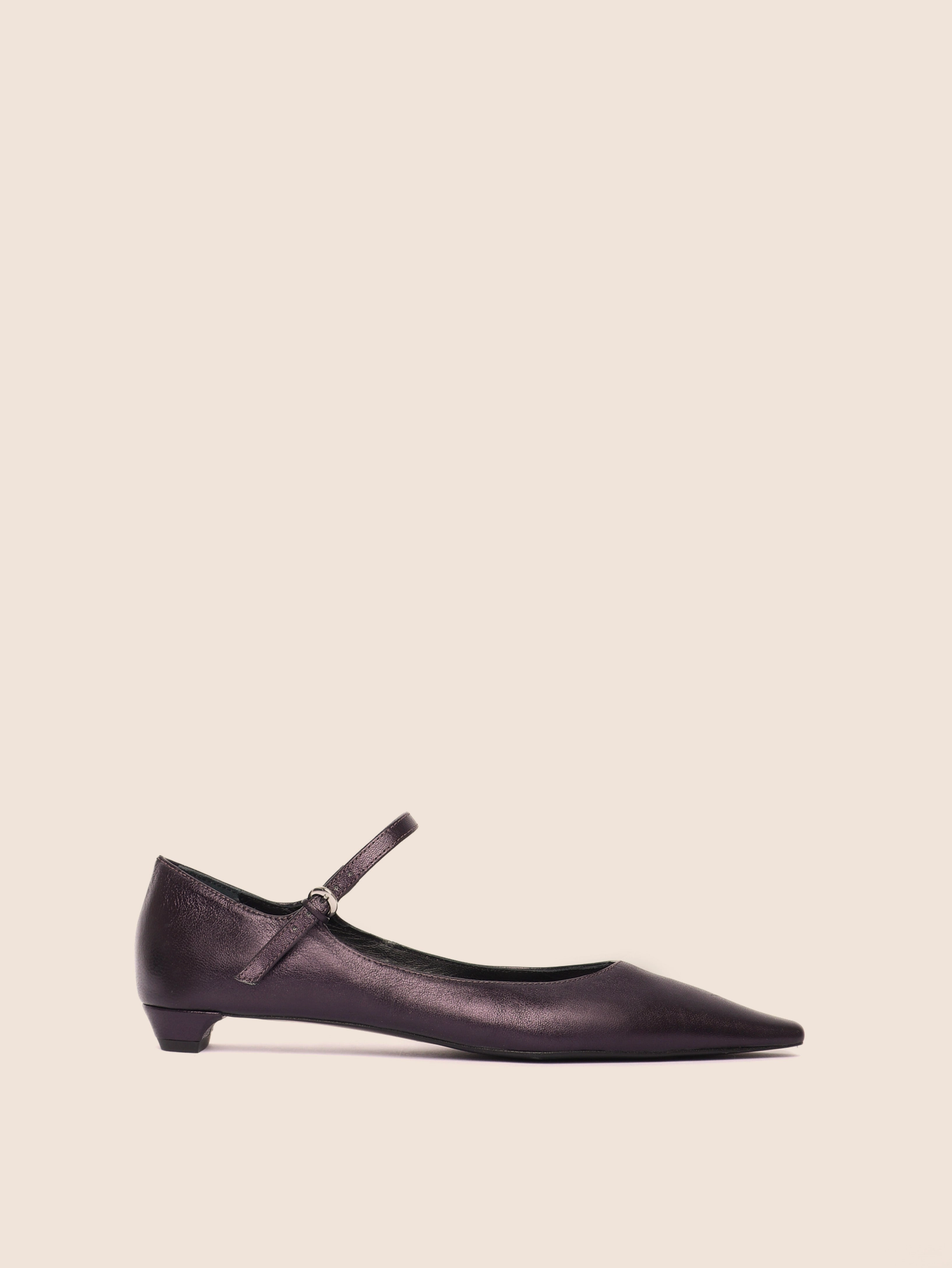 Muriel Plum Ballerina Casual Style