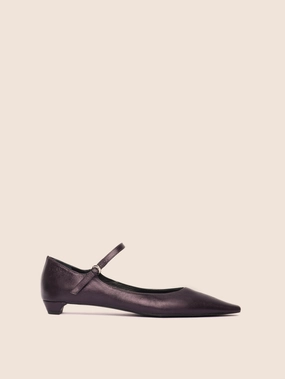 Muriel Plum Ballerina Casual Style