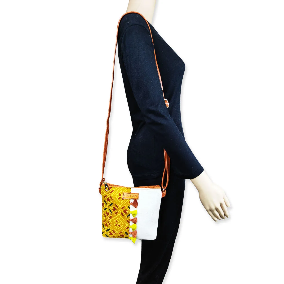 Mustard Sling/Pouch Bag Combo