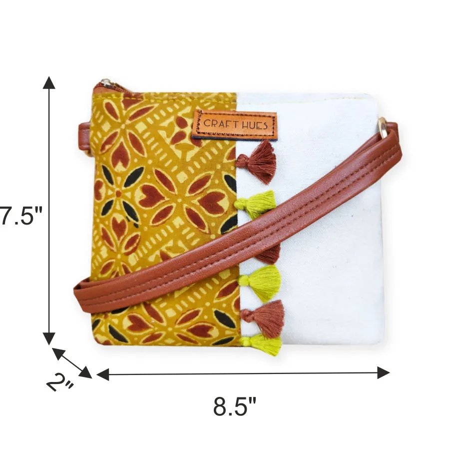 Mustard Sling/Pouch Bag Combo