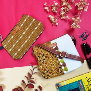 Mustard Sling/Pouch Bag Combo