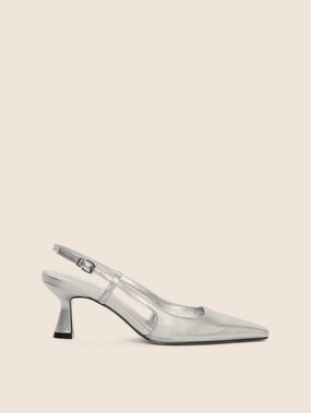 Hot Pick Comfortable Heels Bahia Silver Pump