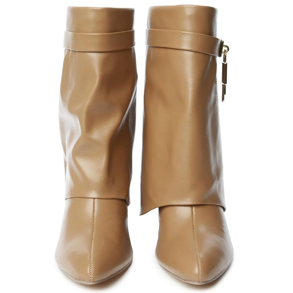 Mutto-2 Drape Mid-Calf Wedge Boot
