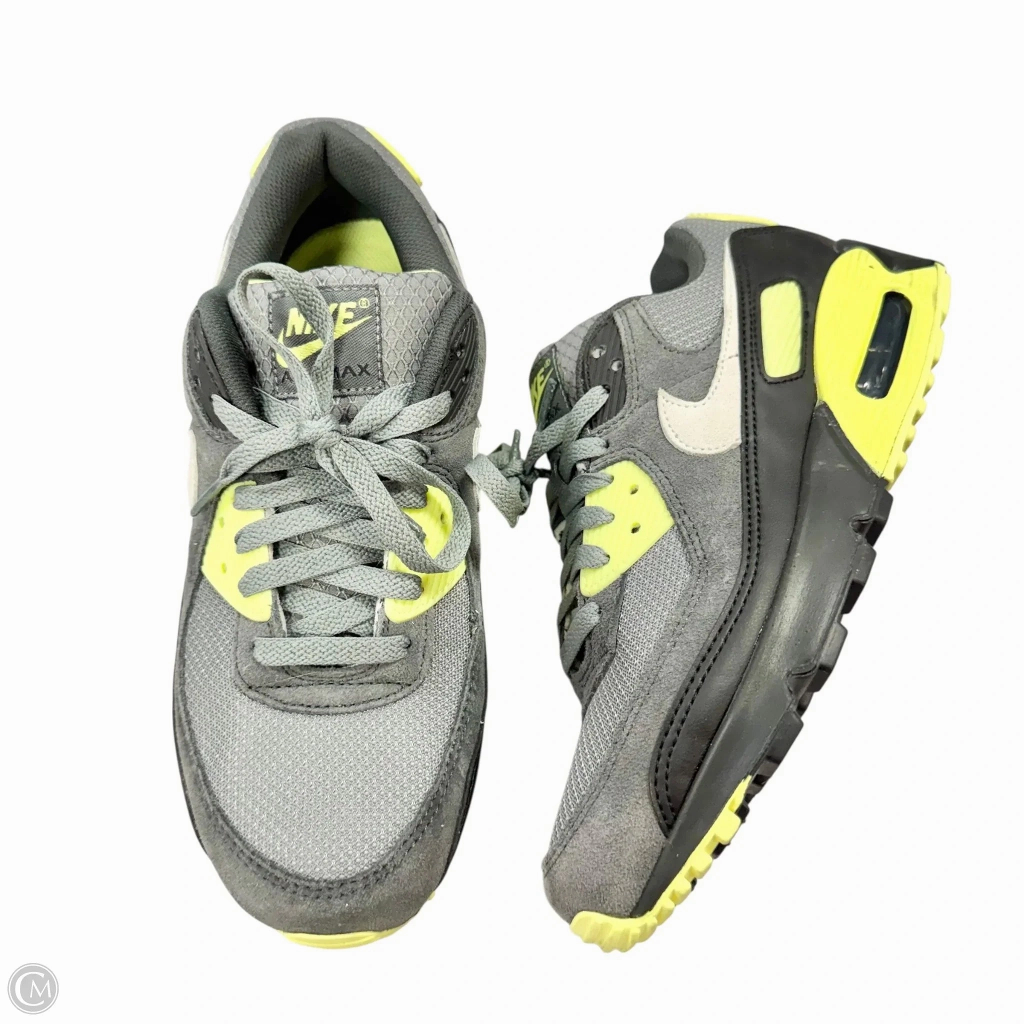 Slip On Durable Material Shoes Sneakers By Nike In Black & Green, Size: 10