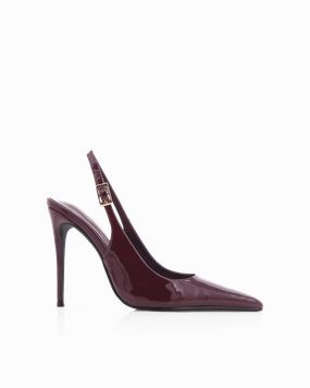 Date Ready Closed Toe Style GIOVINA - DARK CHERRY PATENT