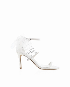 NASHA - WHITE SATIN Stylish Boots