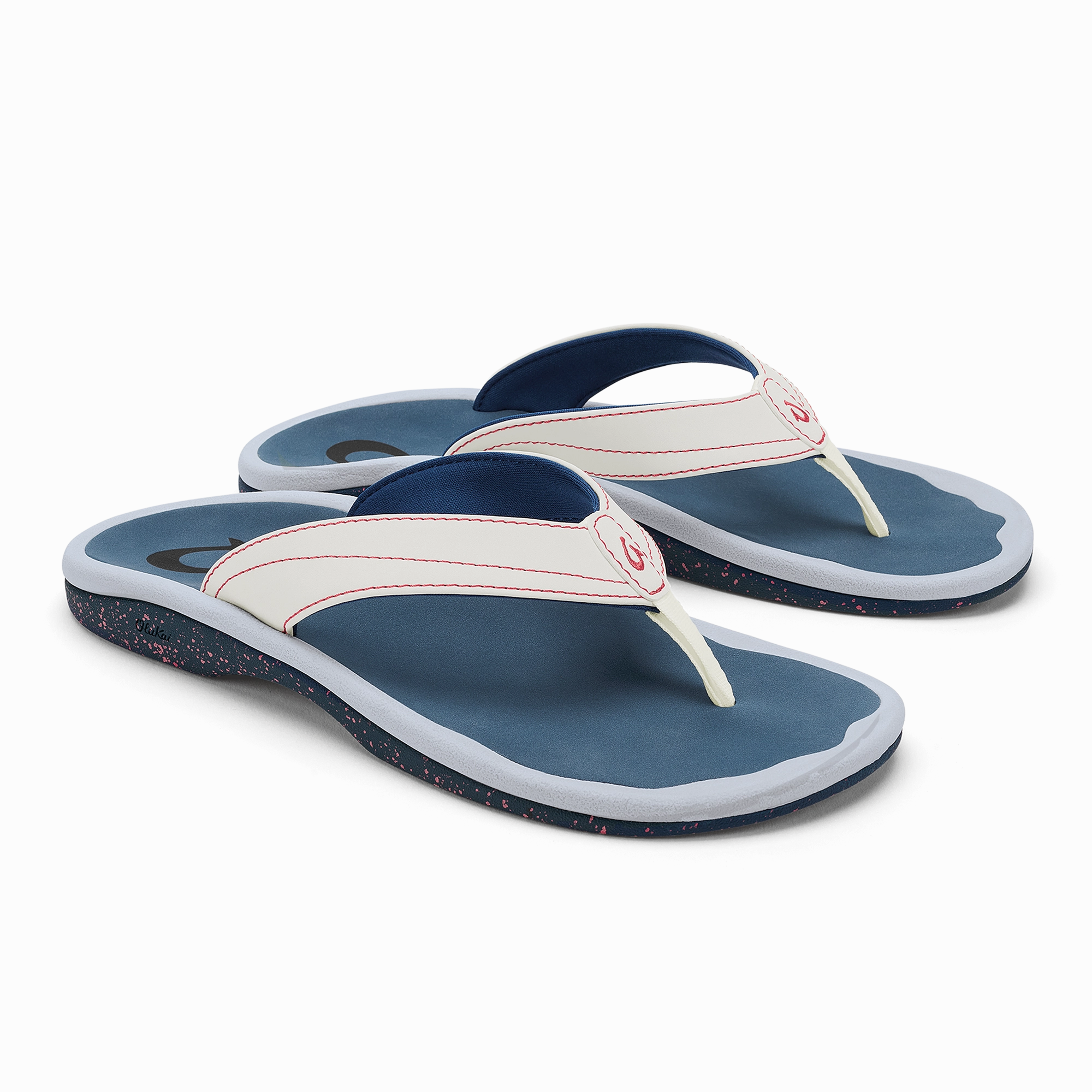 Soft Hug ??Ohana - Bright White / Ocean Blue