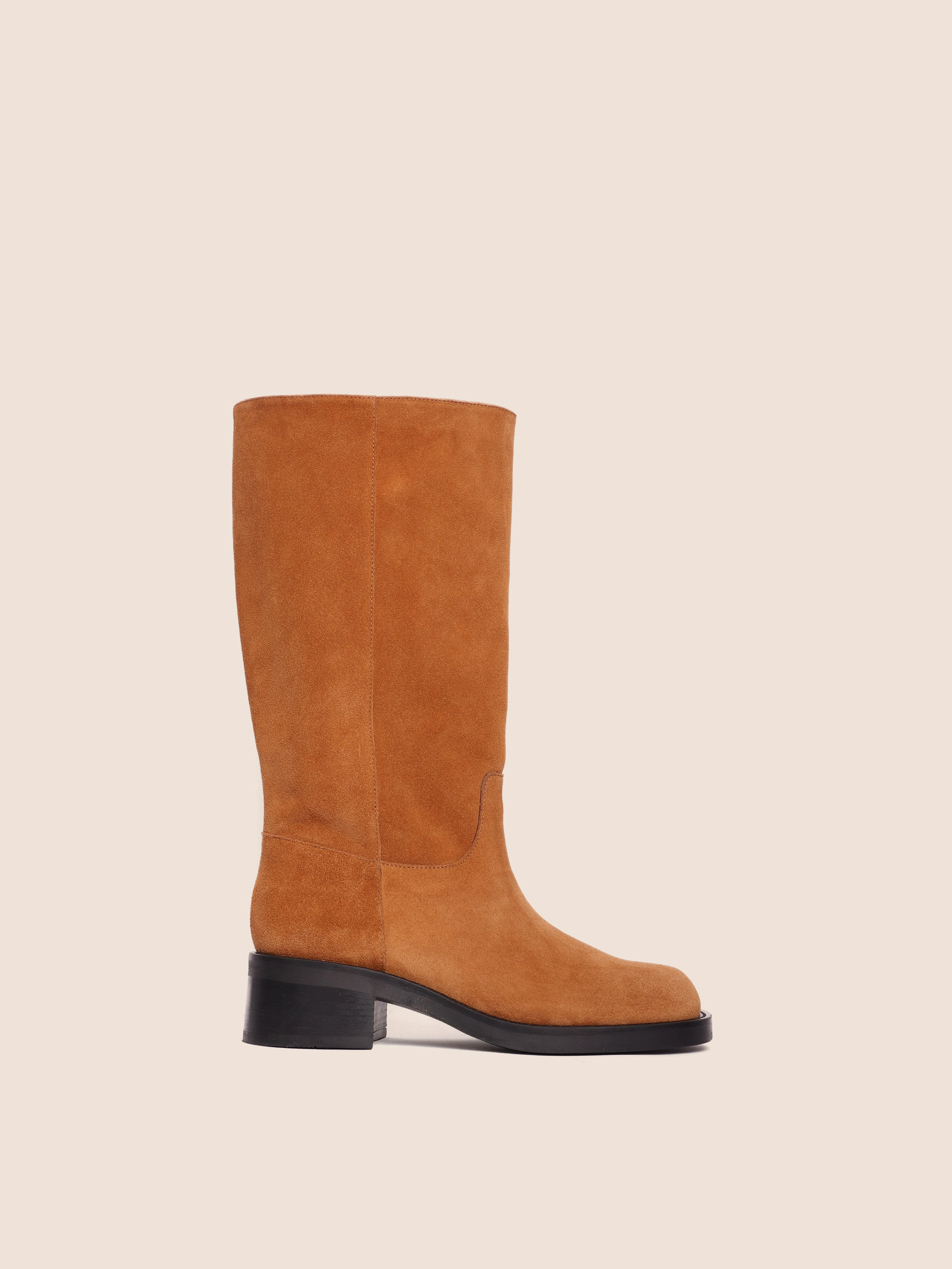 Lucca Honey Suede Boot Eco Material River Crossing Low Profile Comfort Seeker