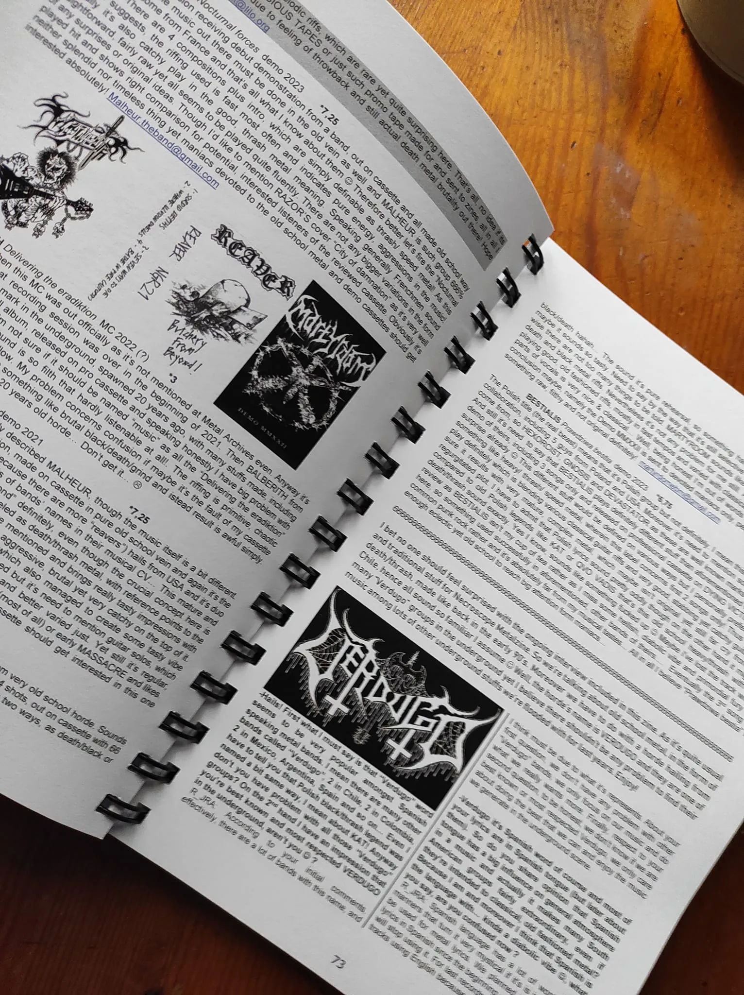 NECROSCOPE METALZINE #40