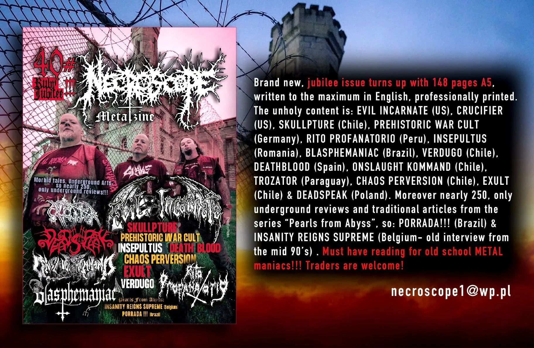 NECROSCOPE METALZINE #40