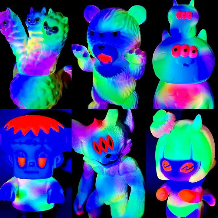 Neon Dream Violent Cat (Matte) by Art Junkie x Bubble Wrapp