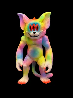 Neon Dream Violent Cat (Matte) by Art Junkie x Bubble Wrapp