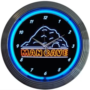 Neonetics Mancave Neon Clock