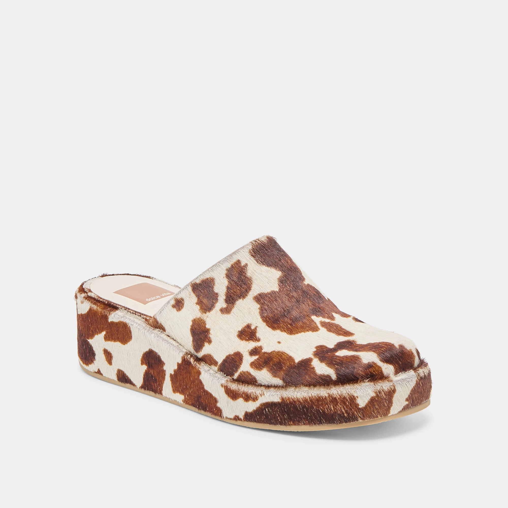 ROSITA FLATS COCOA TAURUS CALF HAIR Quick Go