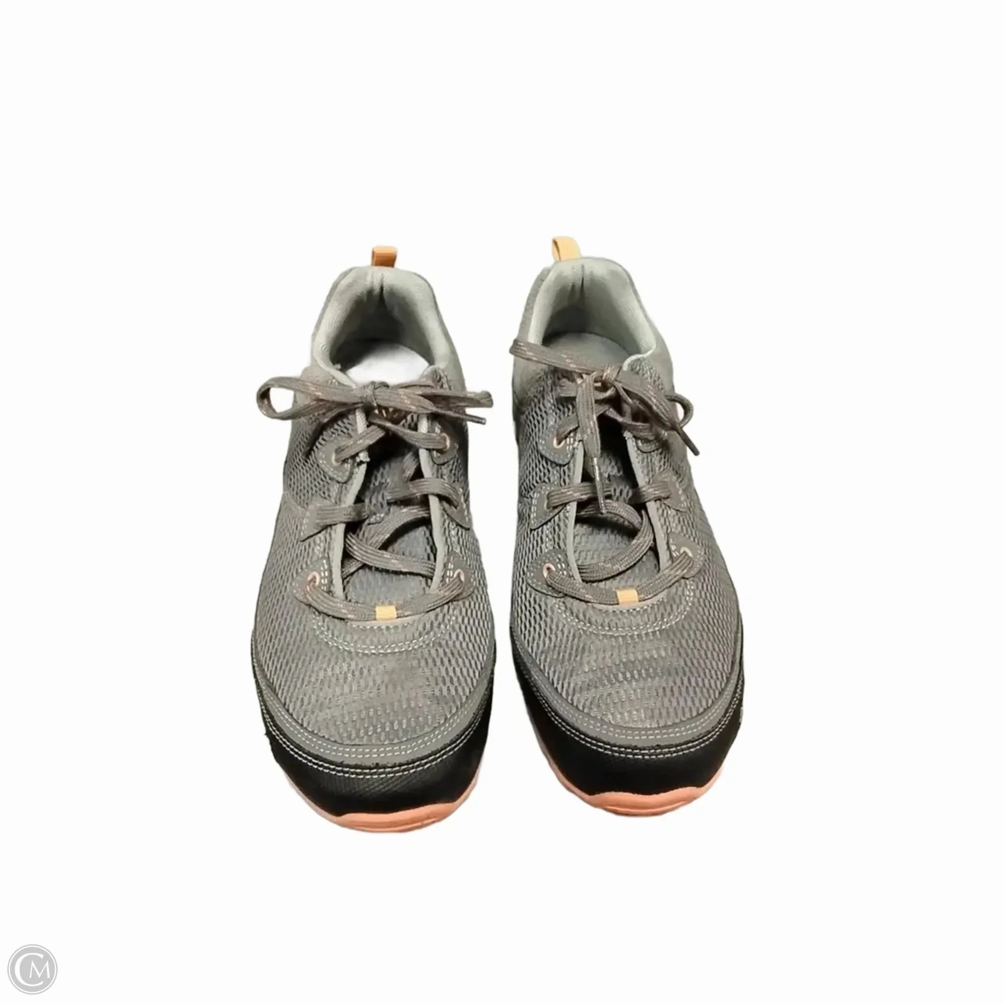Shoes Sneakers By Clothes Mentor In Grey & Orange, Size: 10.5 Ultra Breathable Anti Fatigue Footbeds