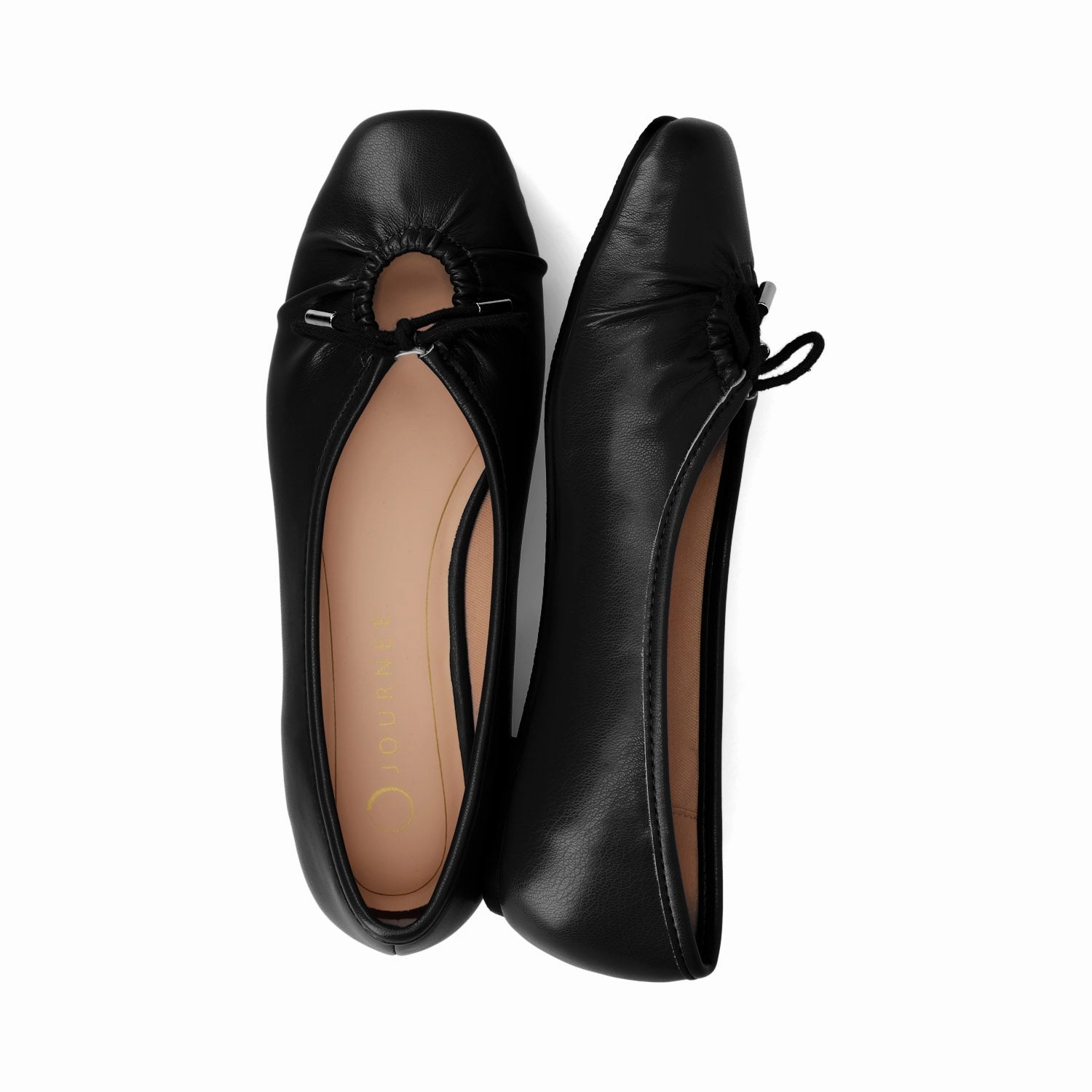 Clear Path Lane Casual Comfort Neutral Tones CALLEE VEGAN LEATHER BALLET FLATS IN WIDE