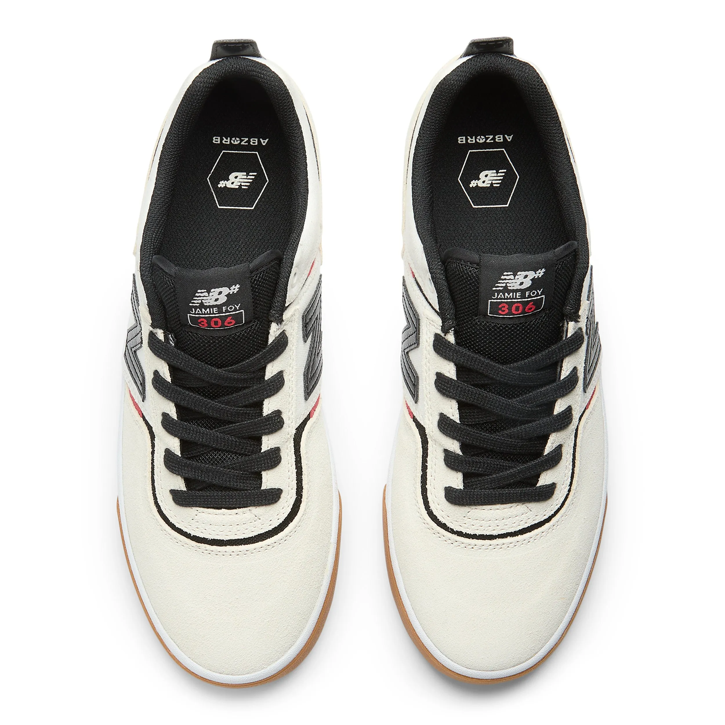 New Balance Numeric Jamie Foy 306 Skateboard Shoe - Sea Salt/Black