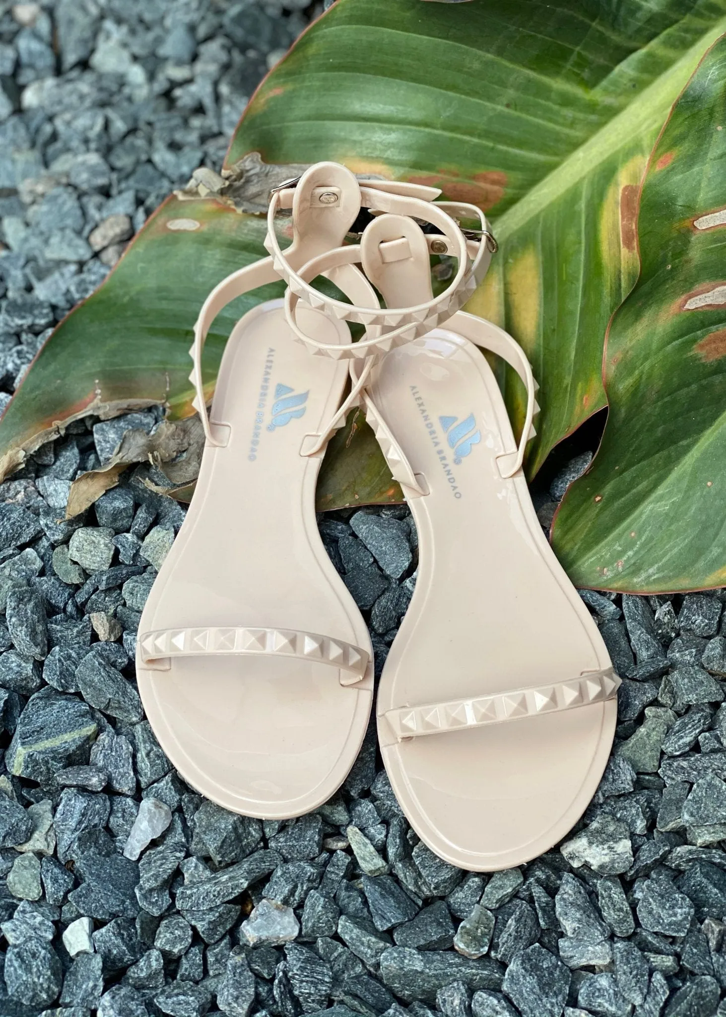 **NEW** Women's Aria Shinny Nude Sandals
