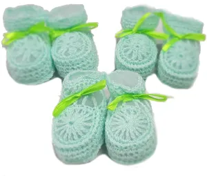 Newborn Baby Boy Girl Hand Crochet Booties