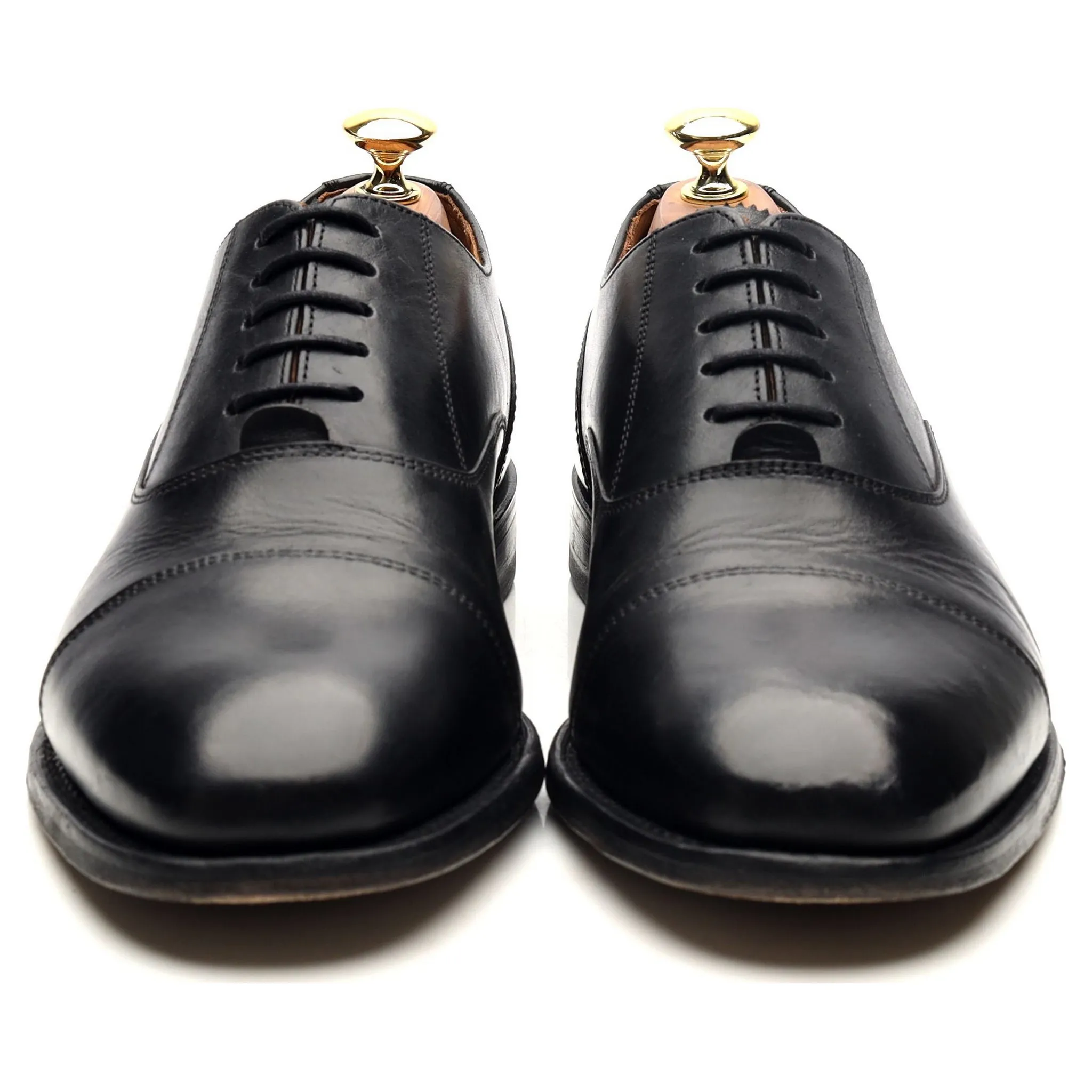 'Newcastle' Black Leather Oxford UK 8.5 F