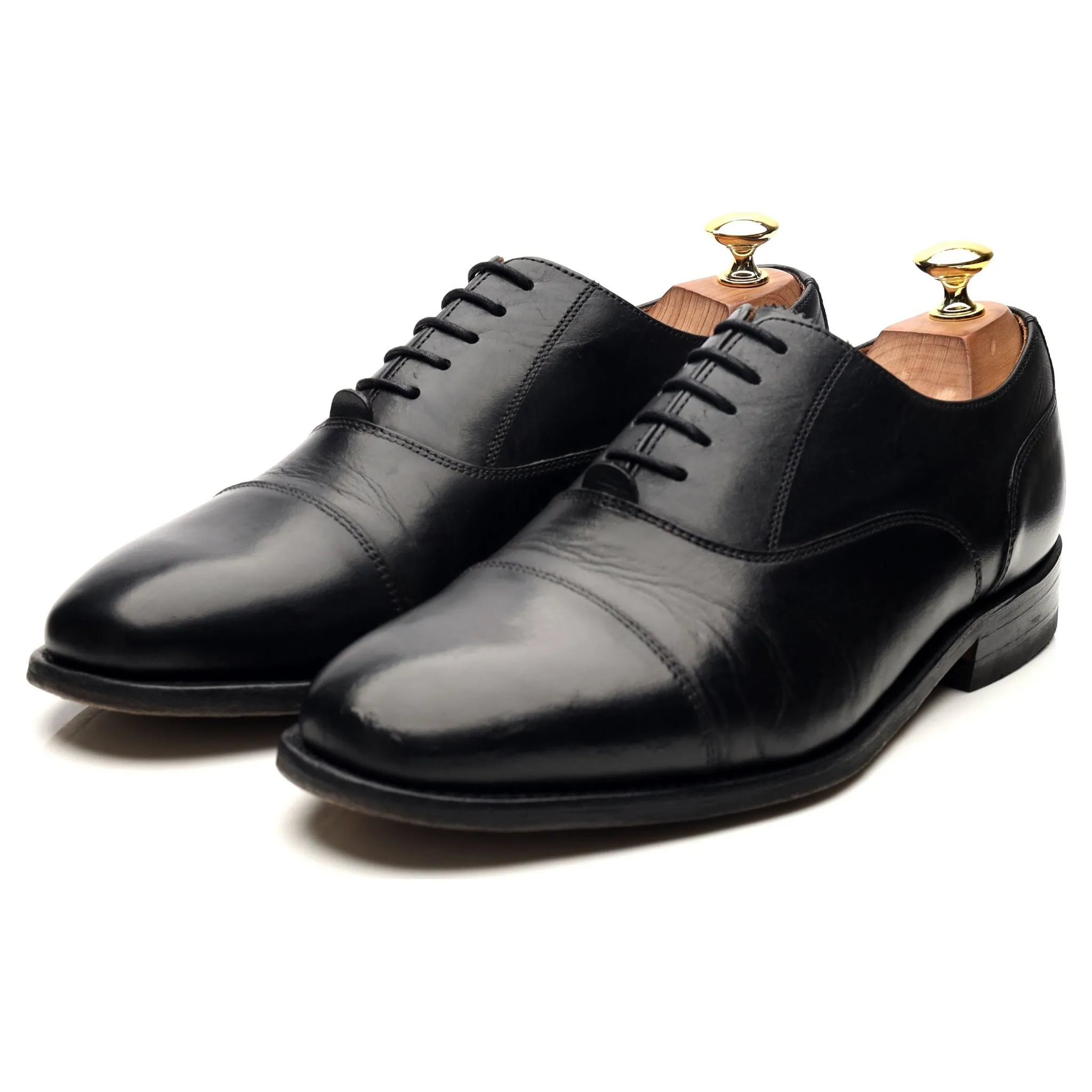 'Newcastle' Black Leather Oxford UK 8.5 F