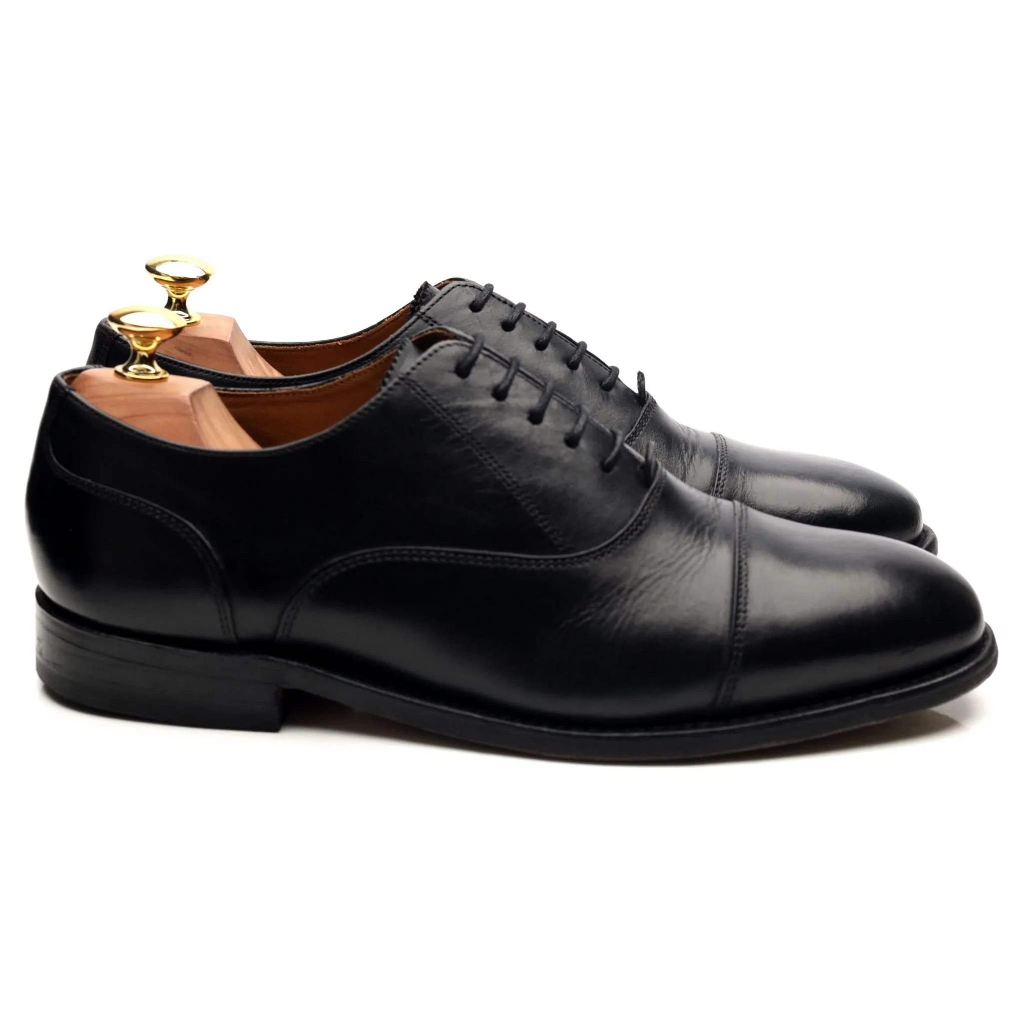 'Newcastle' Black Leather Oxford UK 8.5 F