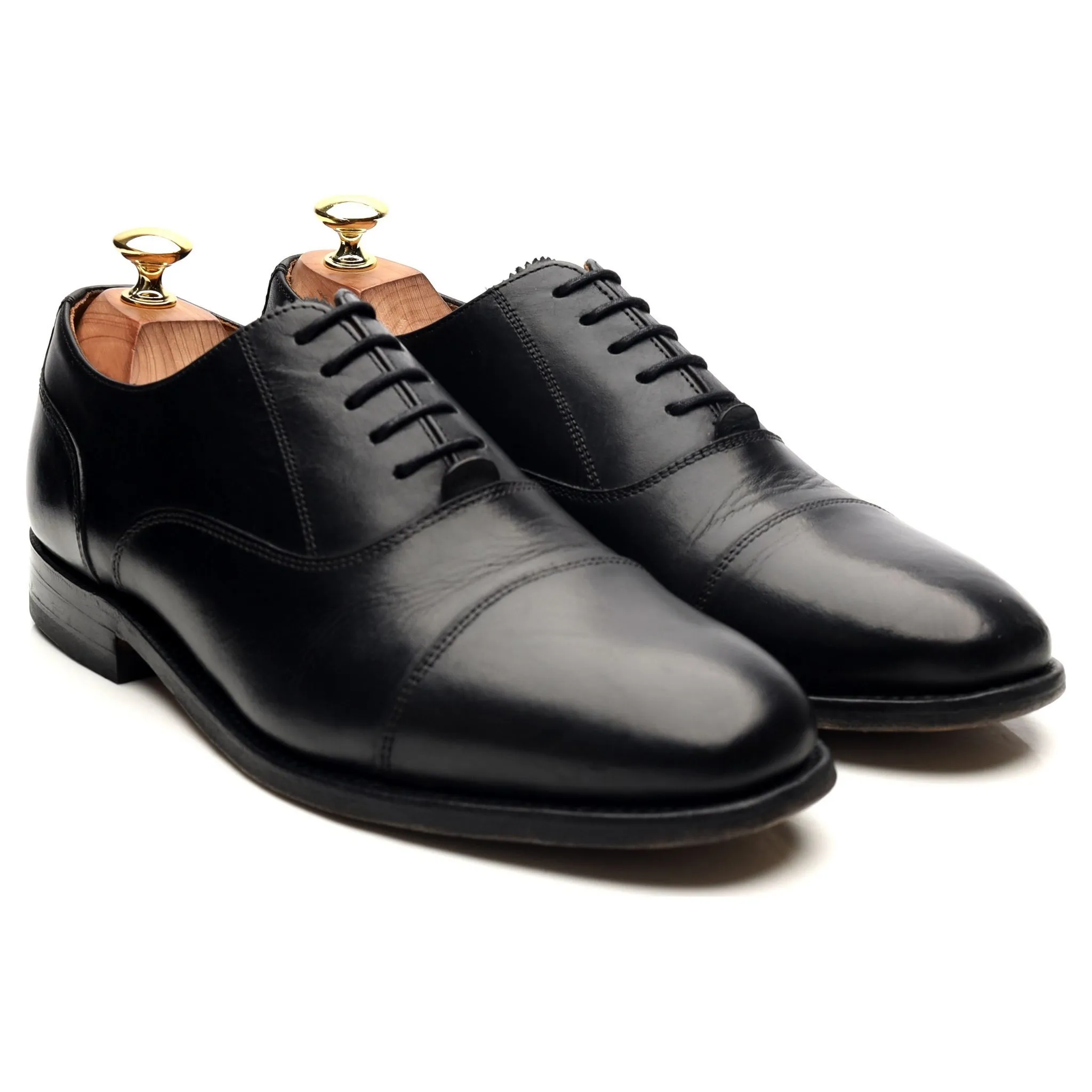 'Newcastle' Black Leather Oxford UK 8.5 F
