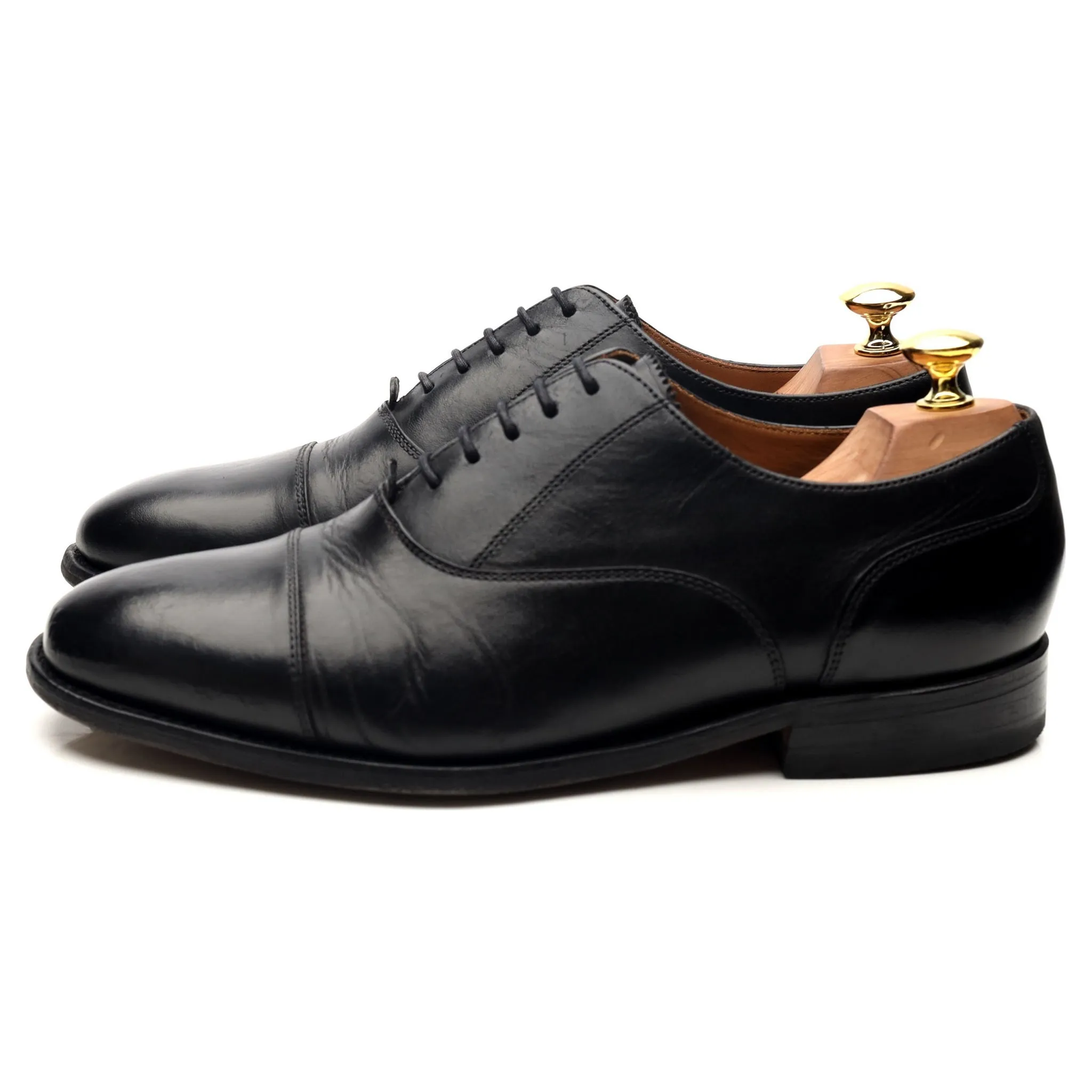 'Newcastle' Black Leather Oxford UK 8.5 F