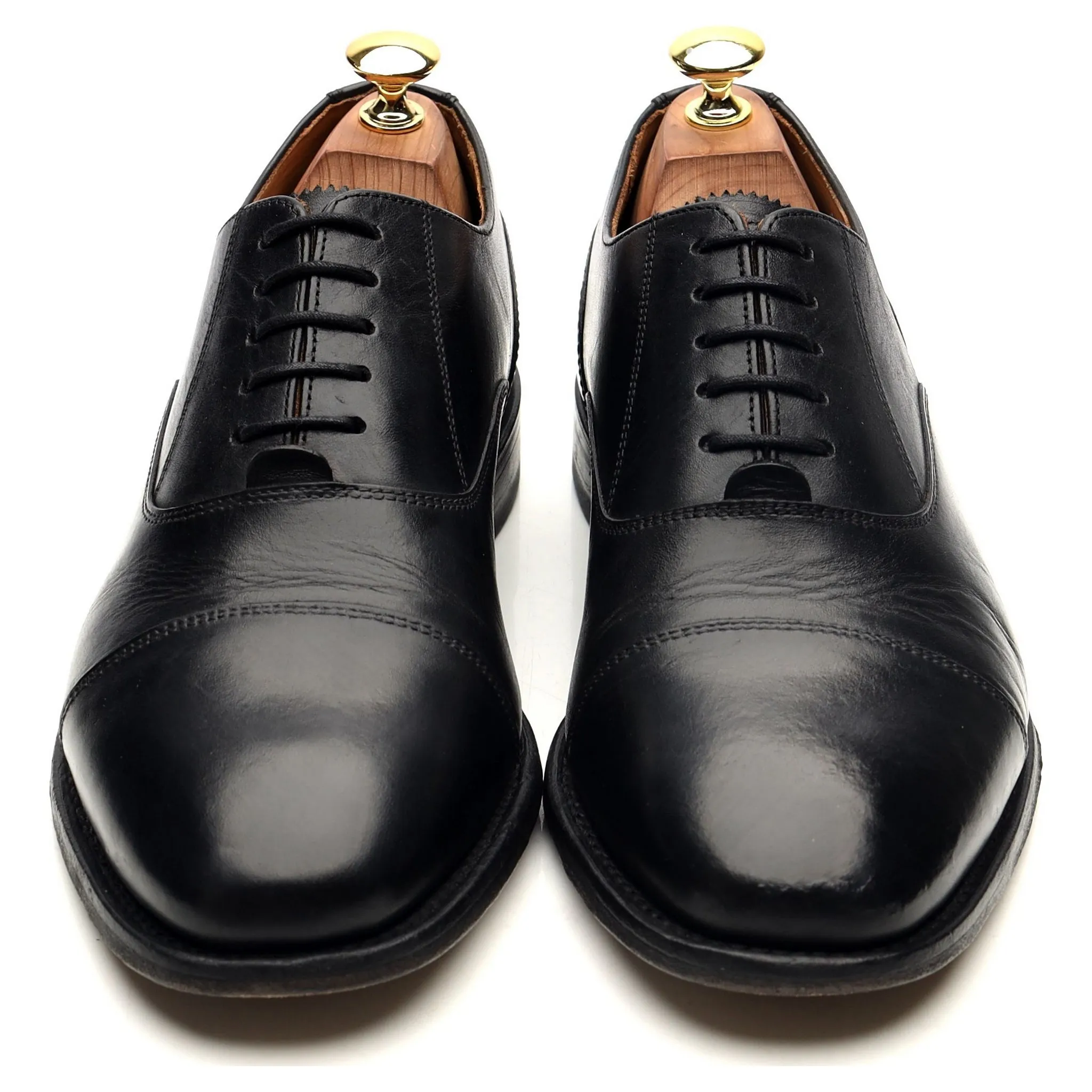 'Newcastle' Black Leather Oxford UK 8.5 F