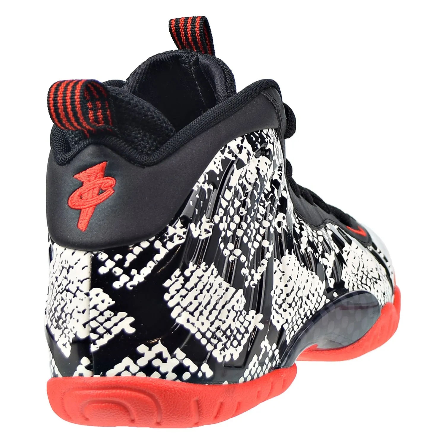 Nike Little Posite One (GS) Big Kids Shoes Sail/Habanero Red/Black